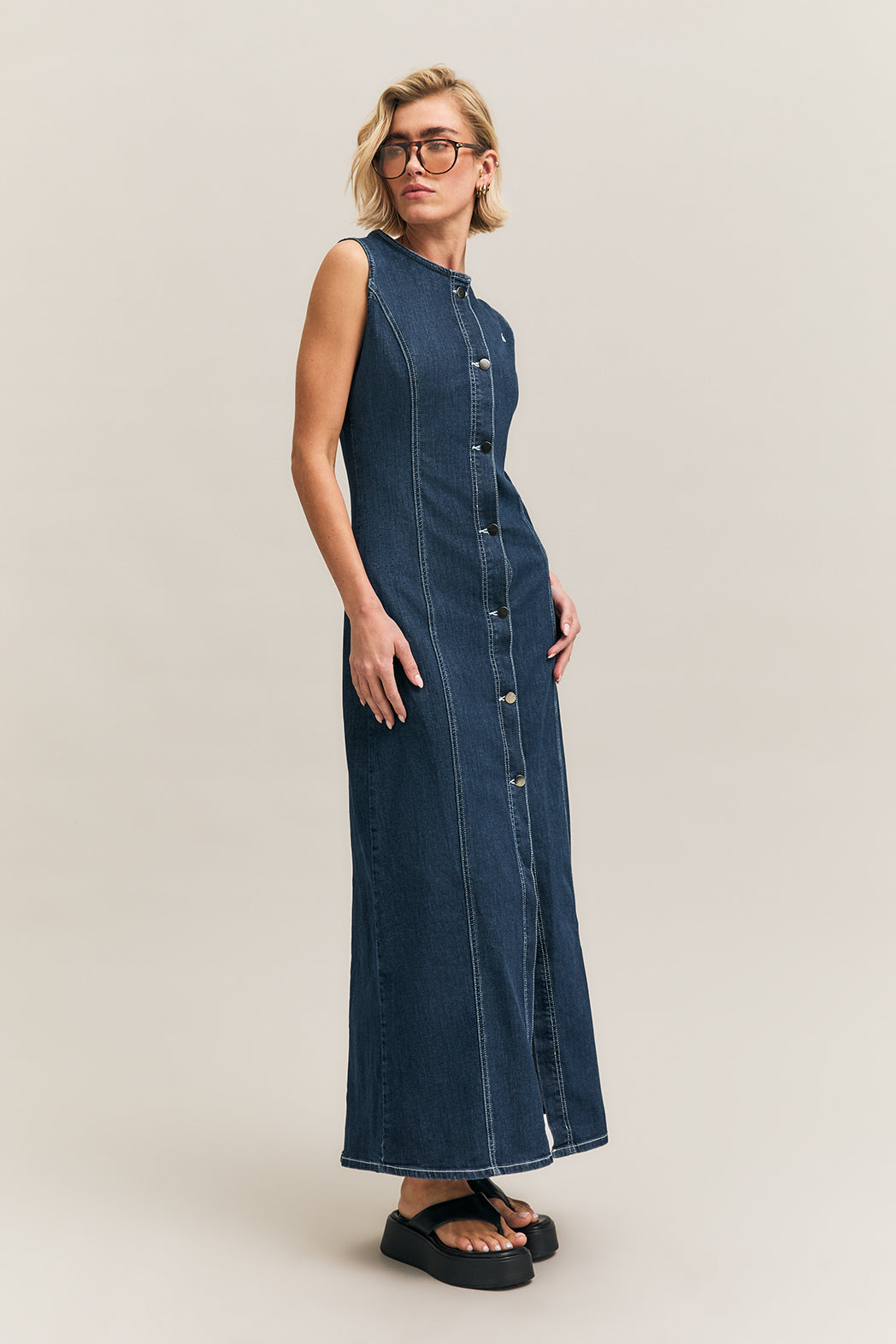 Pivot Denim Dress
